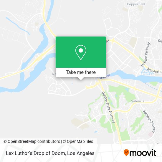 Lex Luthor's Drop of Doom map