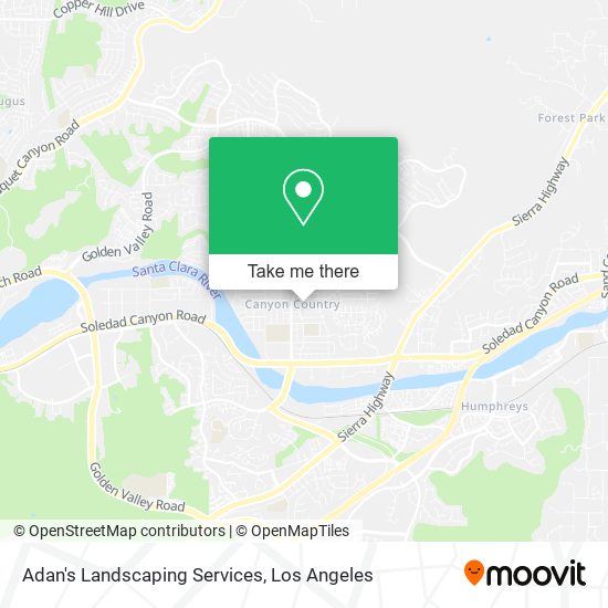 Adan's Landscaping Services map
