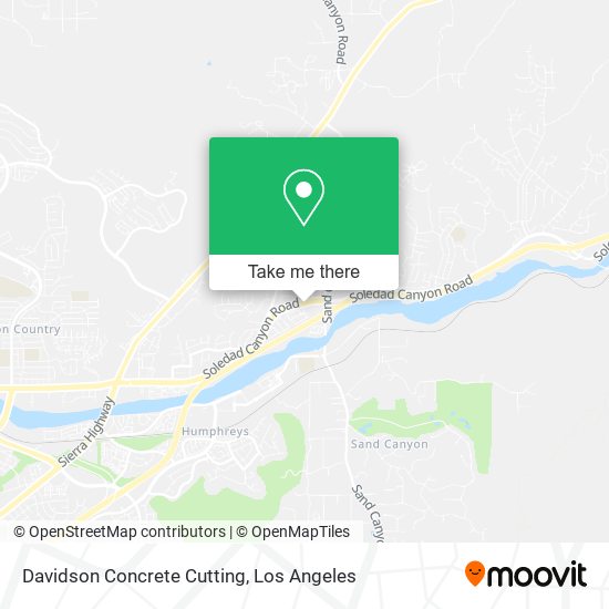 Mapa de Davidson Concrete Cutting