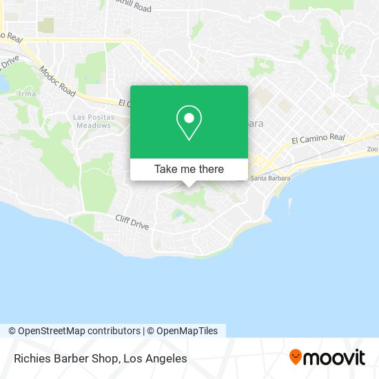 Mapa de Richies Barber Shop