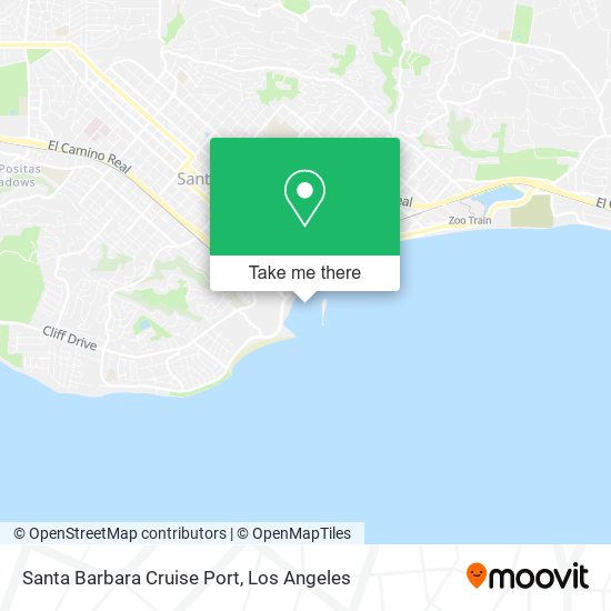 Santa Barbara Cruise Port map