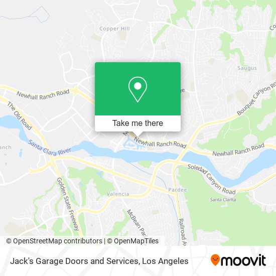 Jack's Garage Doors and Services map