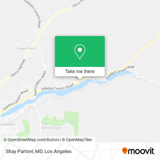 Mapa de Shay Partovi, MD