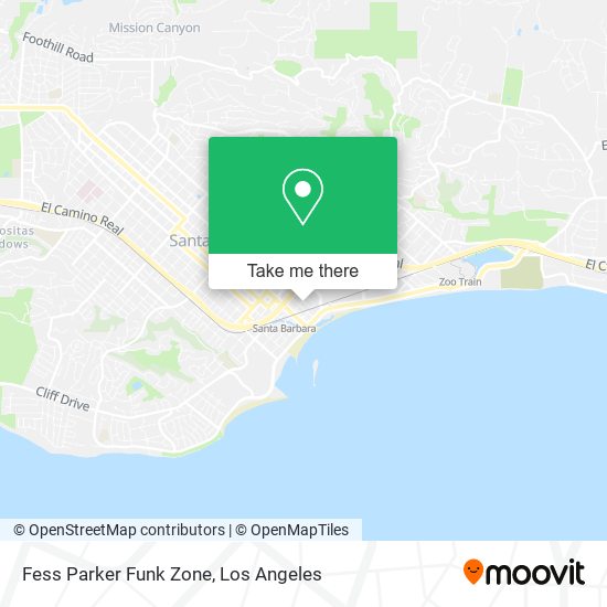 Fess Parker Funk Zone map