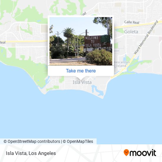 Isla Vista map