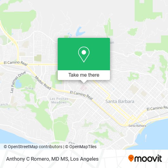 Mapa de Anthony C Romero, MD MS