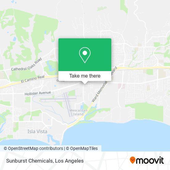 Mapa de Sunburst Chemicals