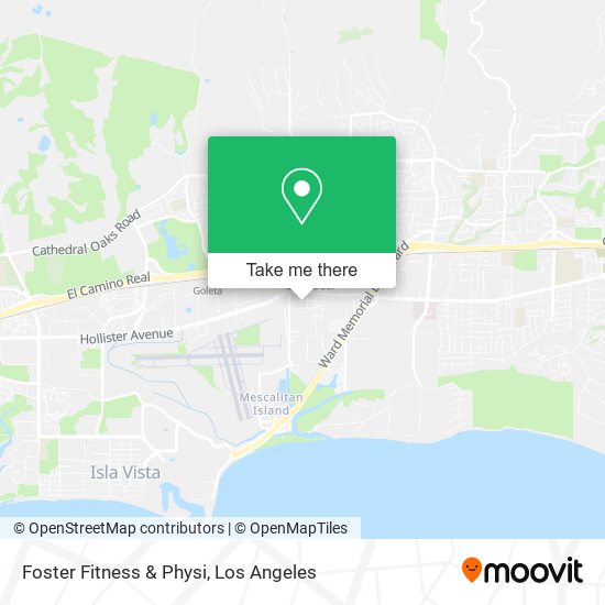 Foster Fitness & Physi map