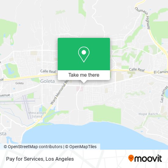 Pay for Services map