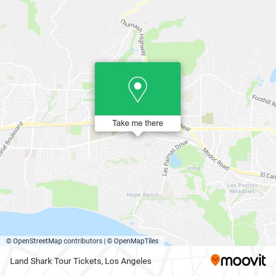 Land Shark Tour Tickets map