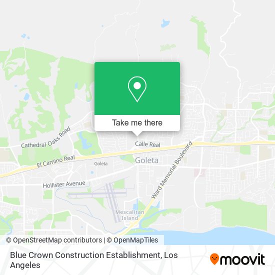 Blue Crown Construction Establishment map