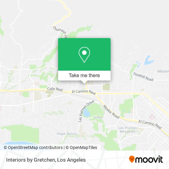 Interiors by Gretchen map