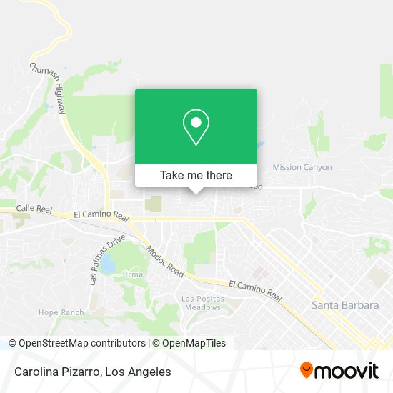 Carolina Pizarro map