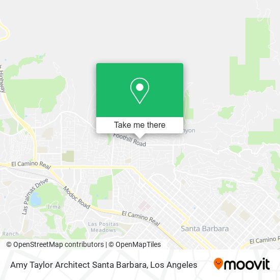 Mapa de Amy Taylor Architect Santa Barbara