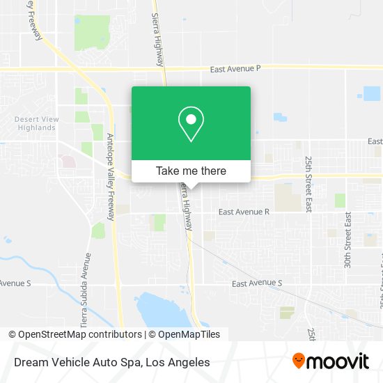 Dream Vehicle Auto Spa map