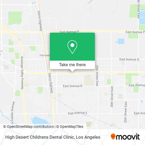 Mapa de High Desert Childrens Dental Clinic