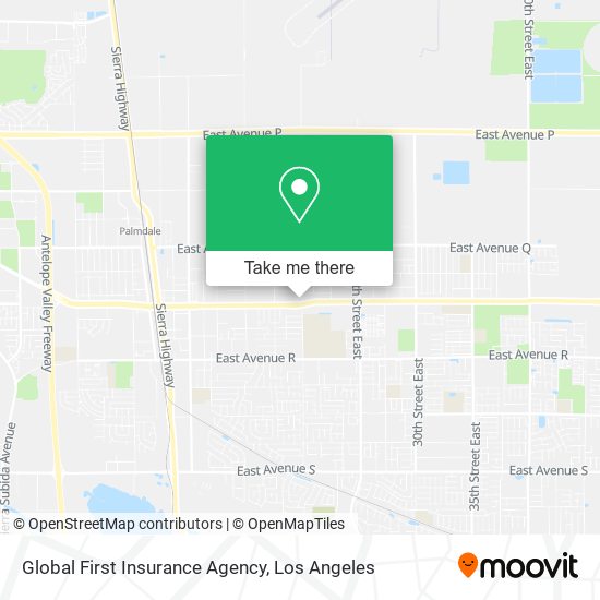 Global First Insurance Agency map