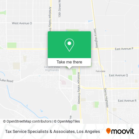 Mapa de Tax Service Specialists & Associates