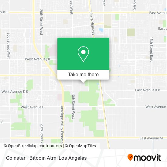 Coinstar - Bitcoin Atm map