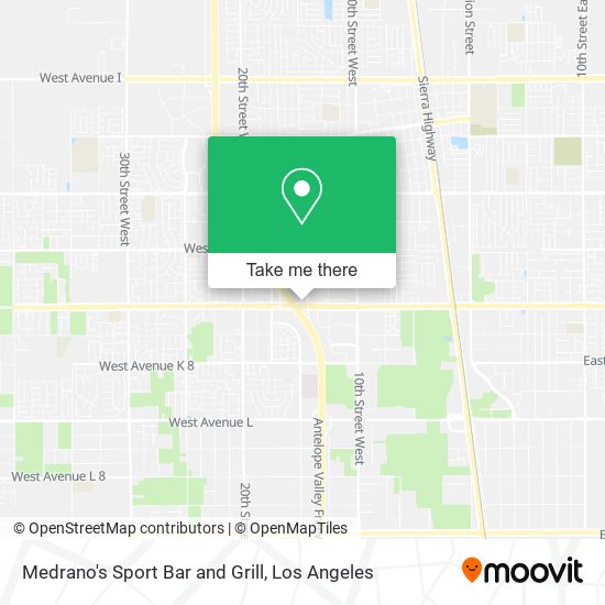 Mapa de Medrano's Sport Bar and Grill