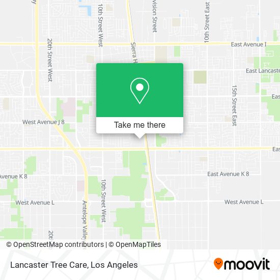 Lancaster Tree Care map