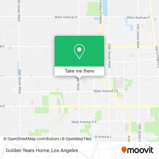 Golden Years Home map