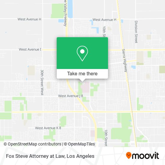 Fox Steve Attorney at Law map