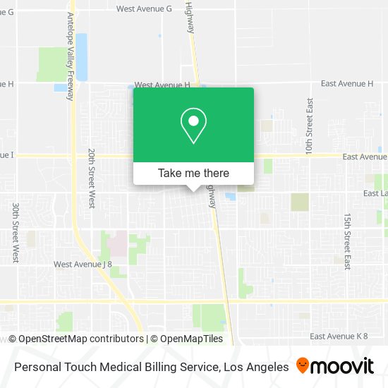 Mapa de Personal Touch Medical Billing Service