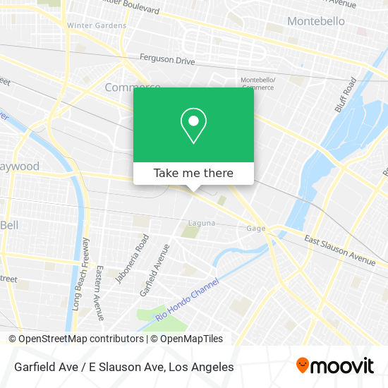 Mapa de Garfield Ave / E Slauson Ave