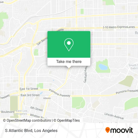 S Atlantic Blvd map