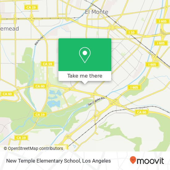 New Temple Elementary School map
