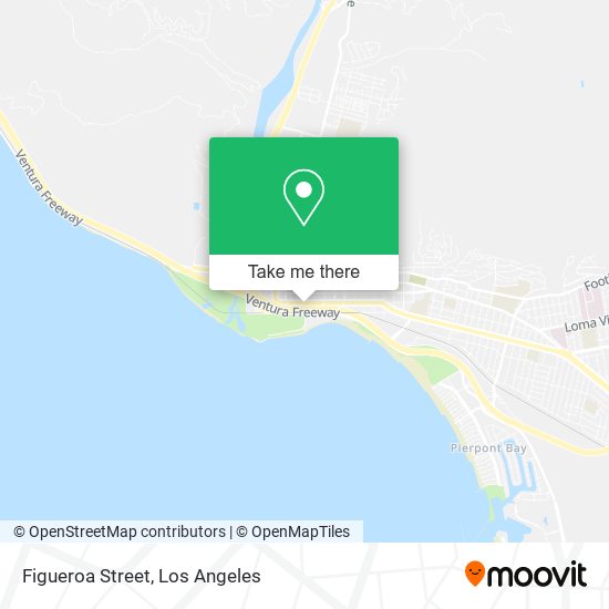 Figueroa Street map