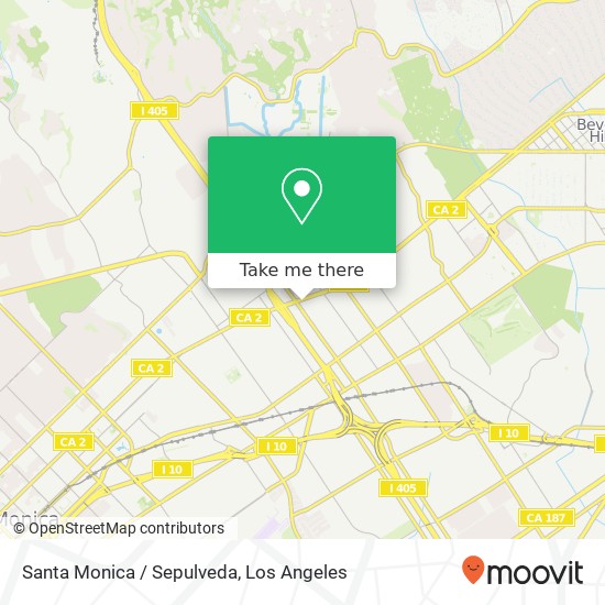 Santa Monica / Sepulveda map