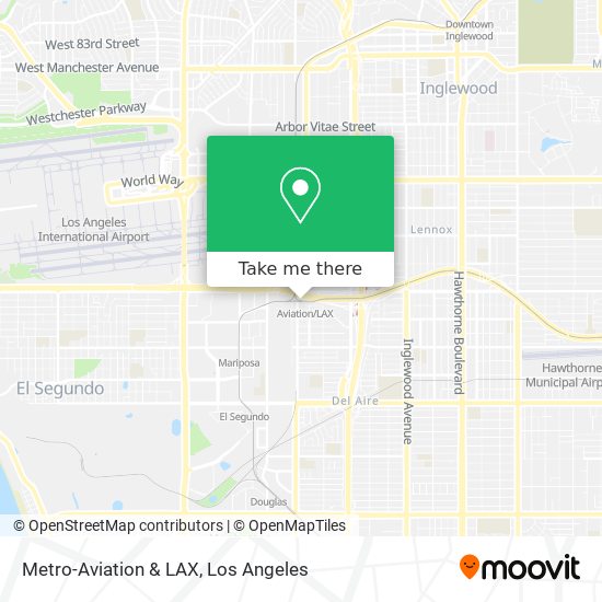 Mapa de Metro-Aviation & LAX