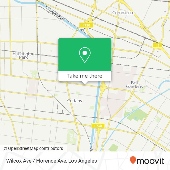 Mapa de Wilcox Ave / Florence Ave