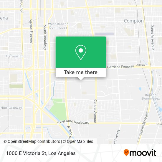 1000 E Victoria St map