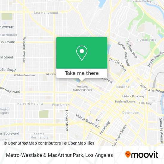 Metro-Westlake & MacArthur Park map