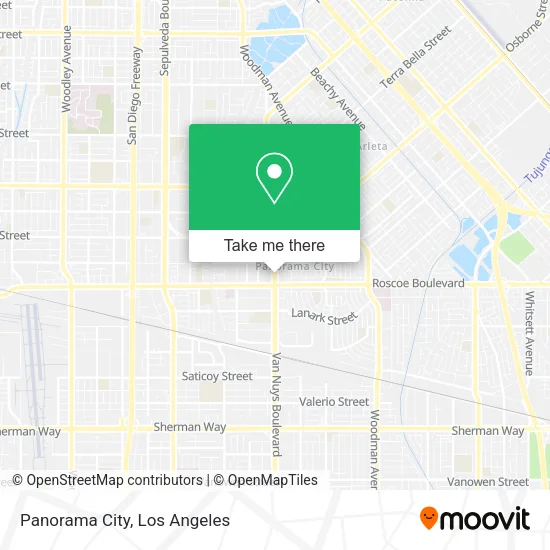 Panorama City map