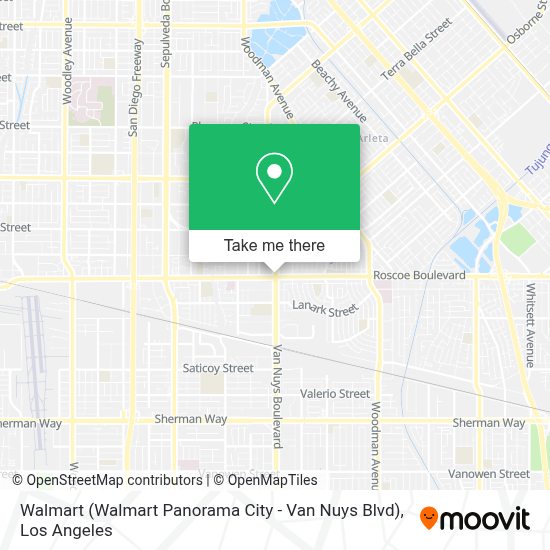 Cómo llegar a Walmart (Walmart Panorama City - Van Nuys Blvd) en Panorama  City, La en Autobús, Tren o Metro?