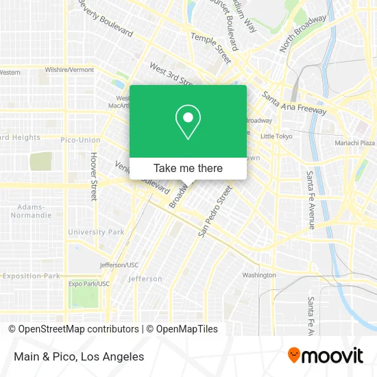 Main & Pico map