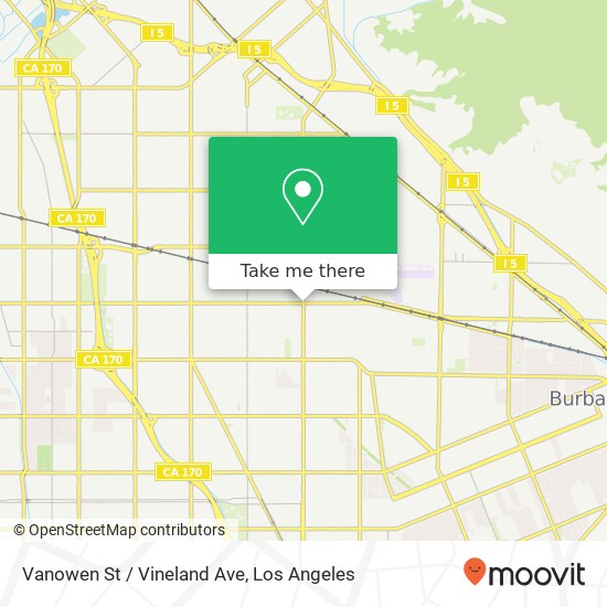 Mapa de Vanowen St / Vineland Ave
