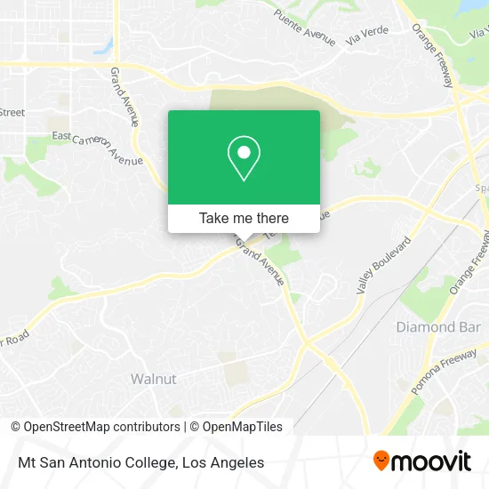 Mt San Antonio College map