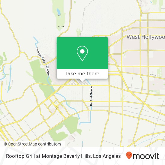 Rooftop Grill at Montage Beverly Hills map