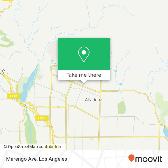 Mapa de Marengo Ave