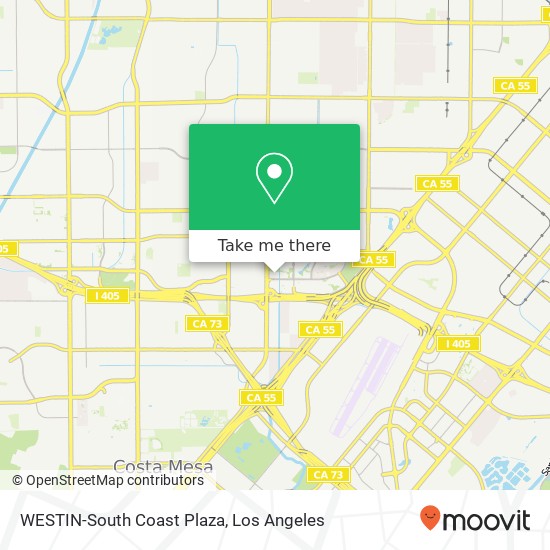 WESTIN-South Coast Plaza map