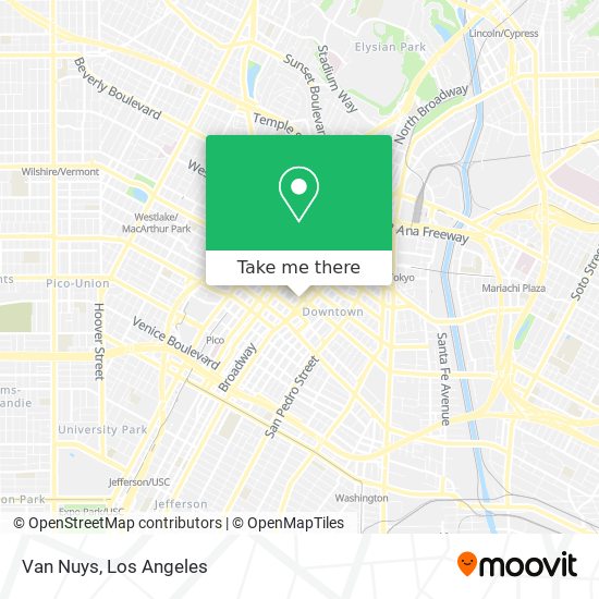 Van Nuys map