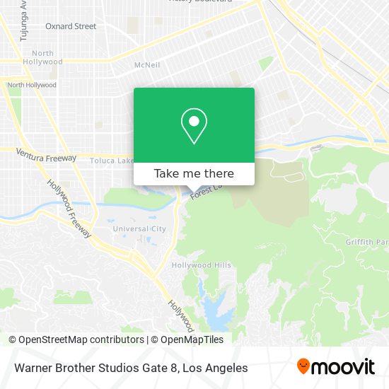 Warner Brother Studios Gate 8 map