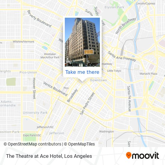 Mapa de The Theatre at Ace Hotel