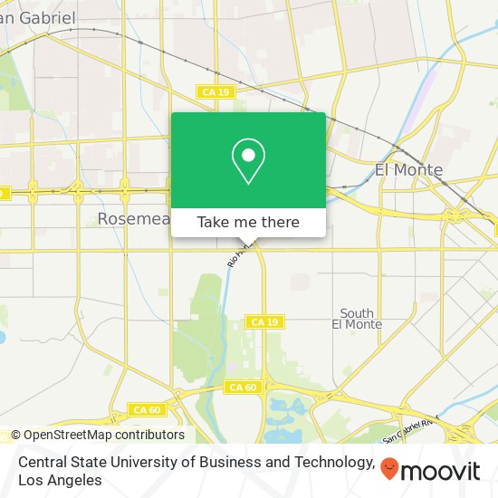 Central State University of Business and Technology map