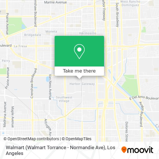 Mapa de Walmart (Walmart Torrance - Normandie Ave)